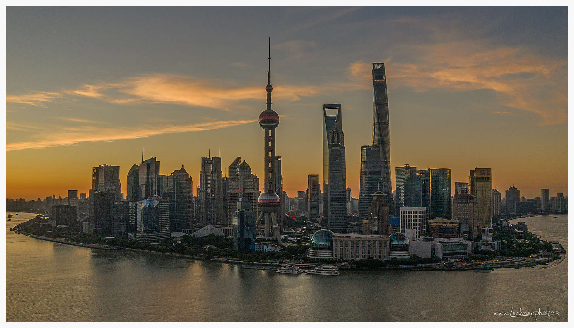 Classical sunrise view