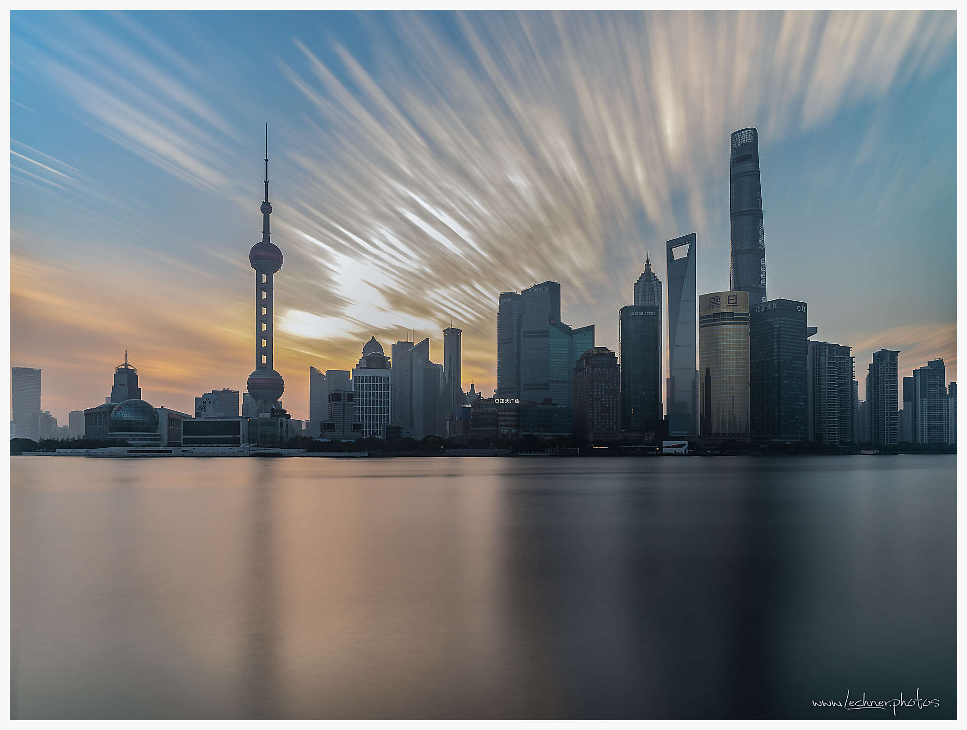 Long Exposure Sunrise in Pudong