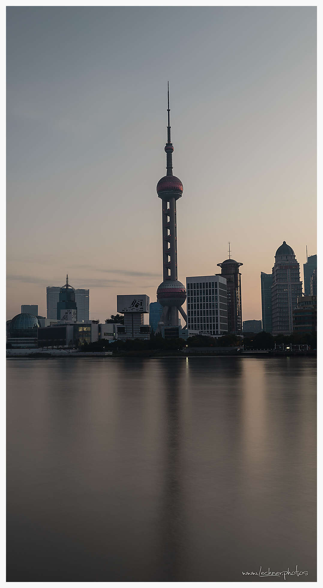 Pearl tower in the morning