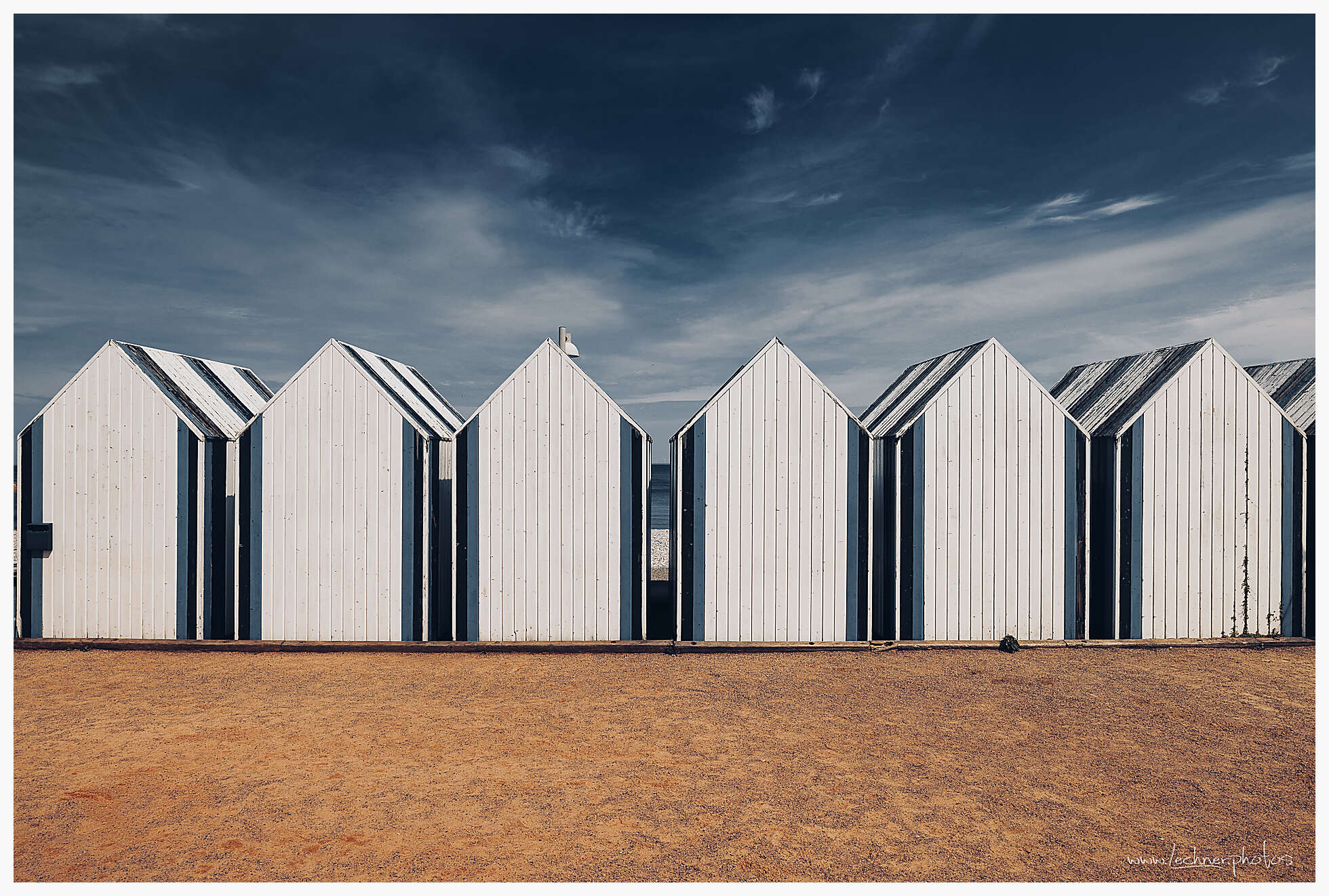 Beach houses at Yport
