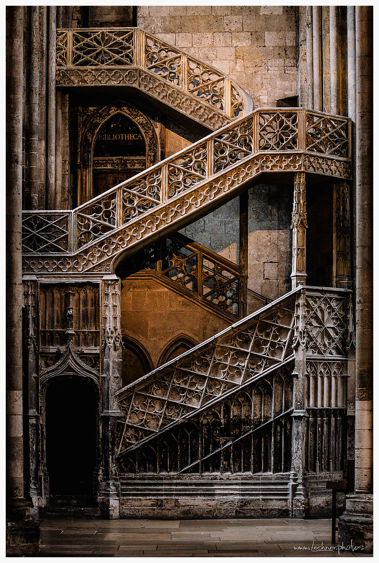 Rouen Cathedral stairs