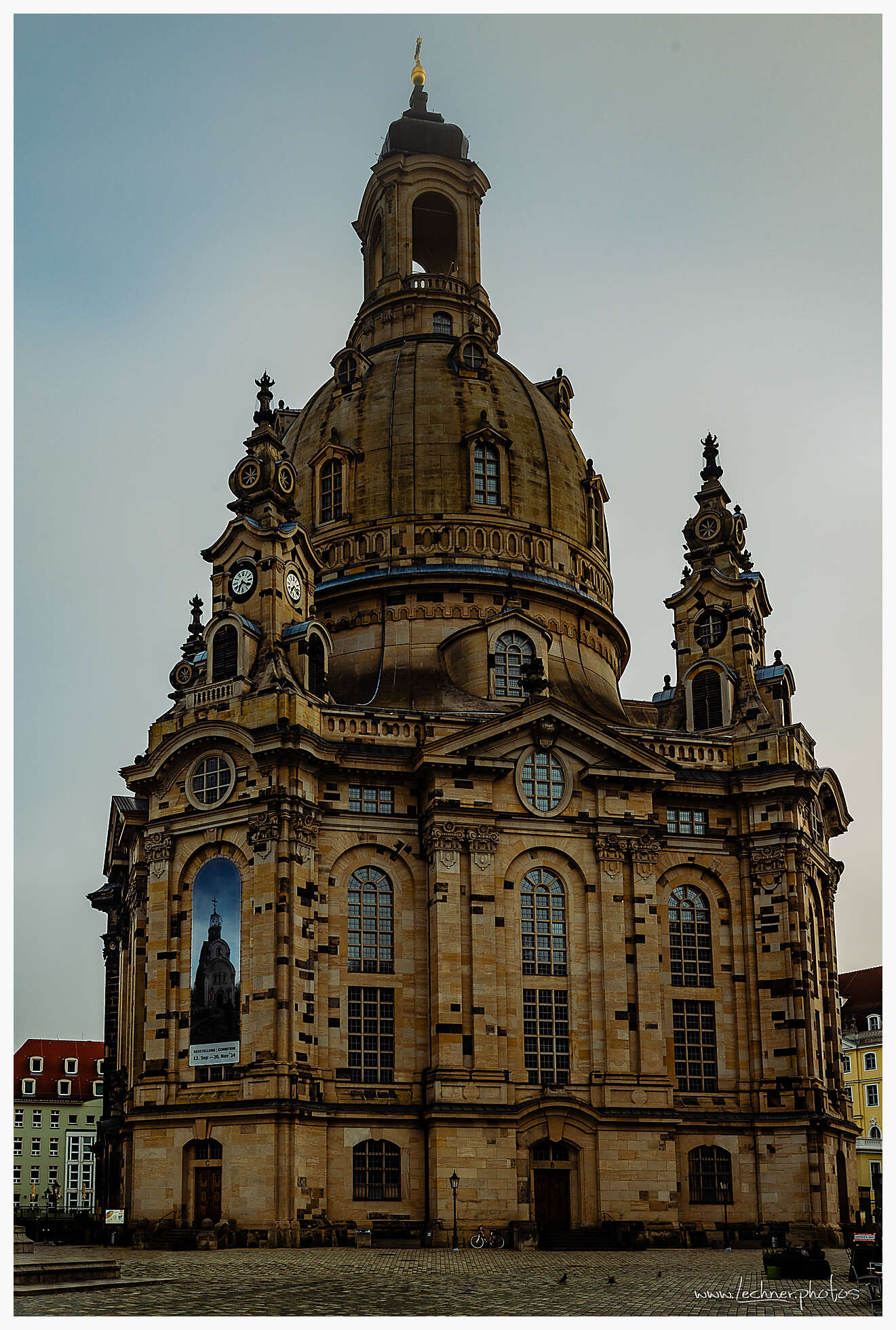 Dresden Frauenkirche before sunrise