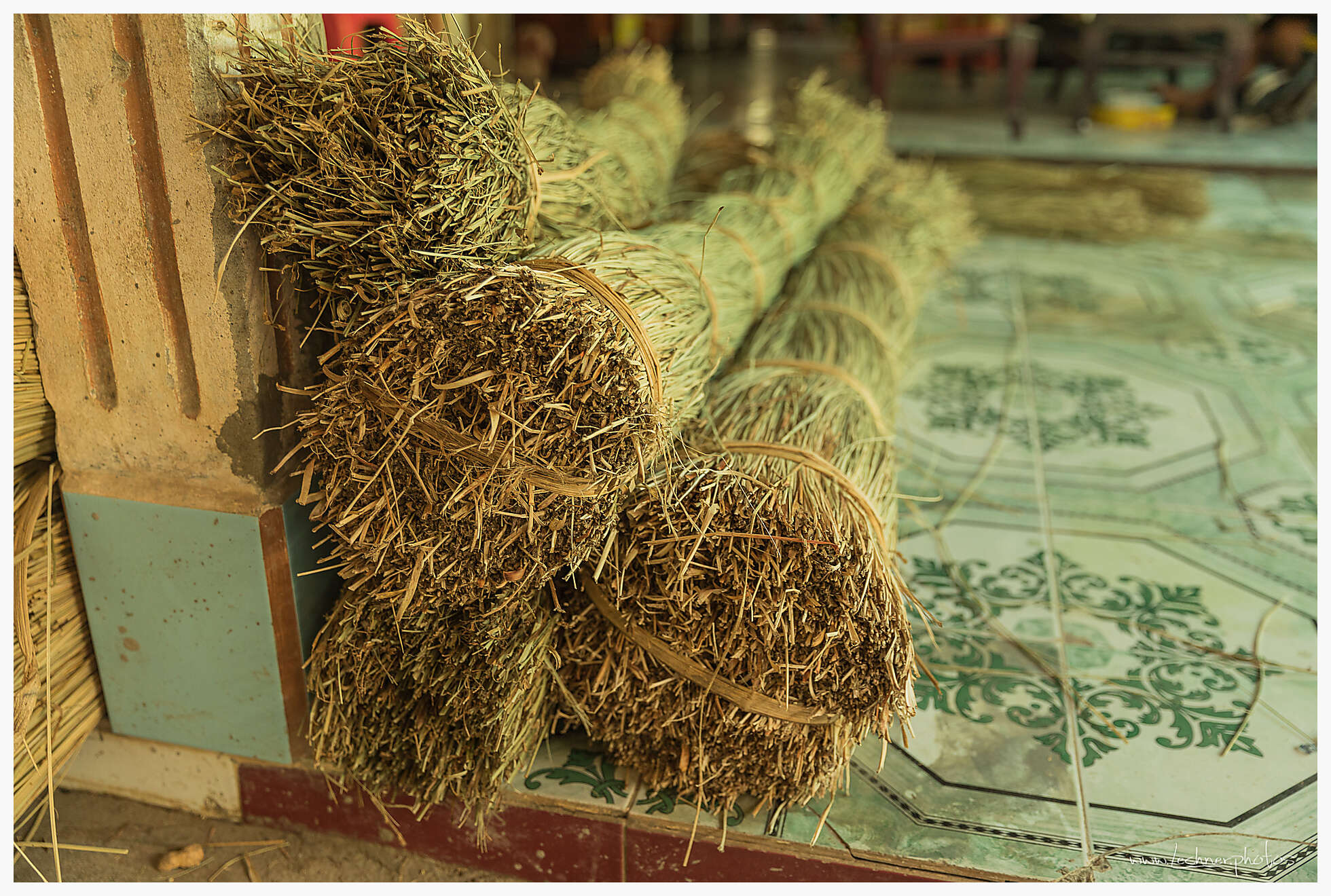 Mekong Delta Bamboo mat factory